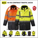 HI-VIS 7-I-1 CONTRAST TRAFFIC JACKA