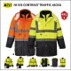 HI-VIS 7-i-1 CONTRAST TRAFFIC JACKA