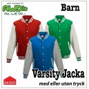 Barn Varsity Jacka med tryck