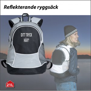 Reflekterande ryggsäck