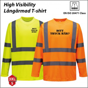 High Visibility Långärmad T-shirt